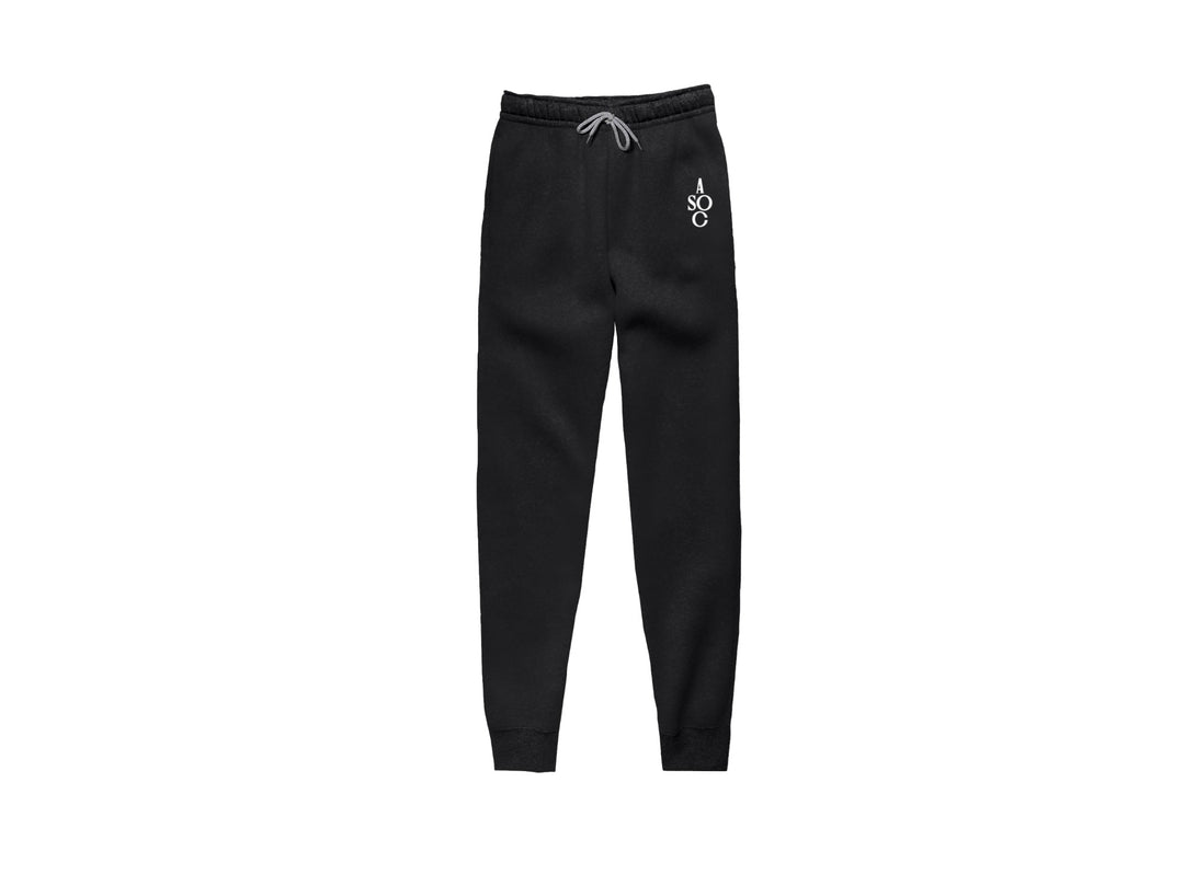 BLACK STATE OF CALM COZY JOGGER BOTTOMS Unisex