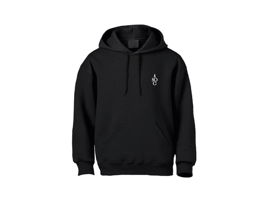 BLACK COZY COMFORTABLE HOODIES Unisex